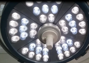 LED surgical operation lamp for sale double demo ot light