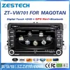 7 inch touch screen car radio gps for VW Golf 6 Tiguan car dvd player car gps player with GPS USB/SD Rearview Camera AM/FM BT