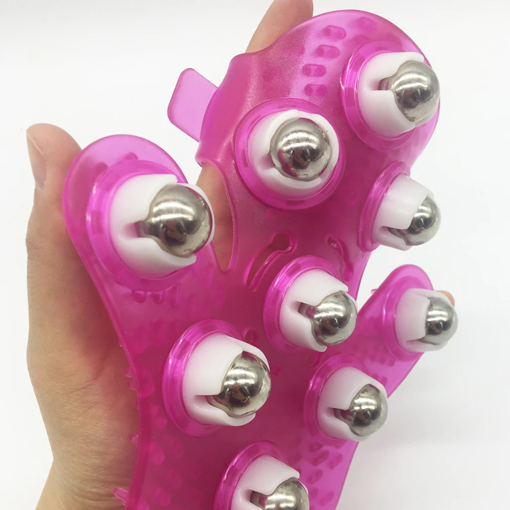 Steel Ball Roller Massager Brush 9 Pieces Plam Massager Buy Palm