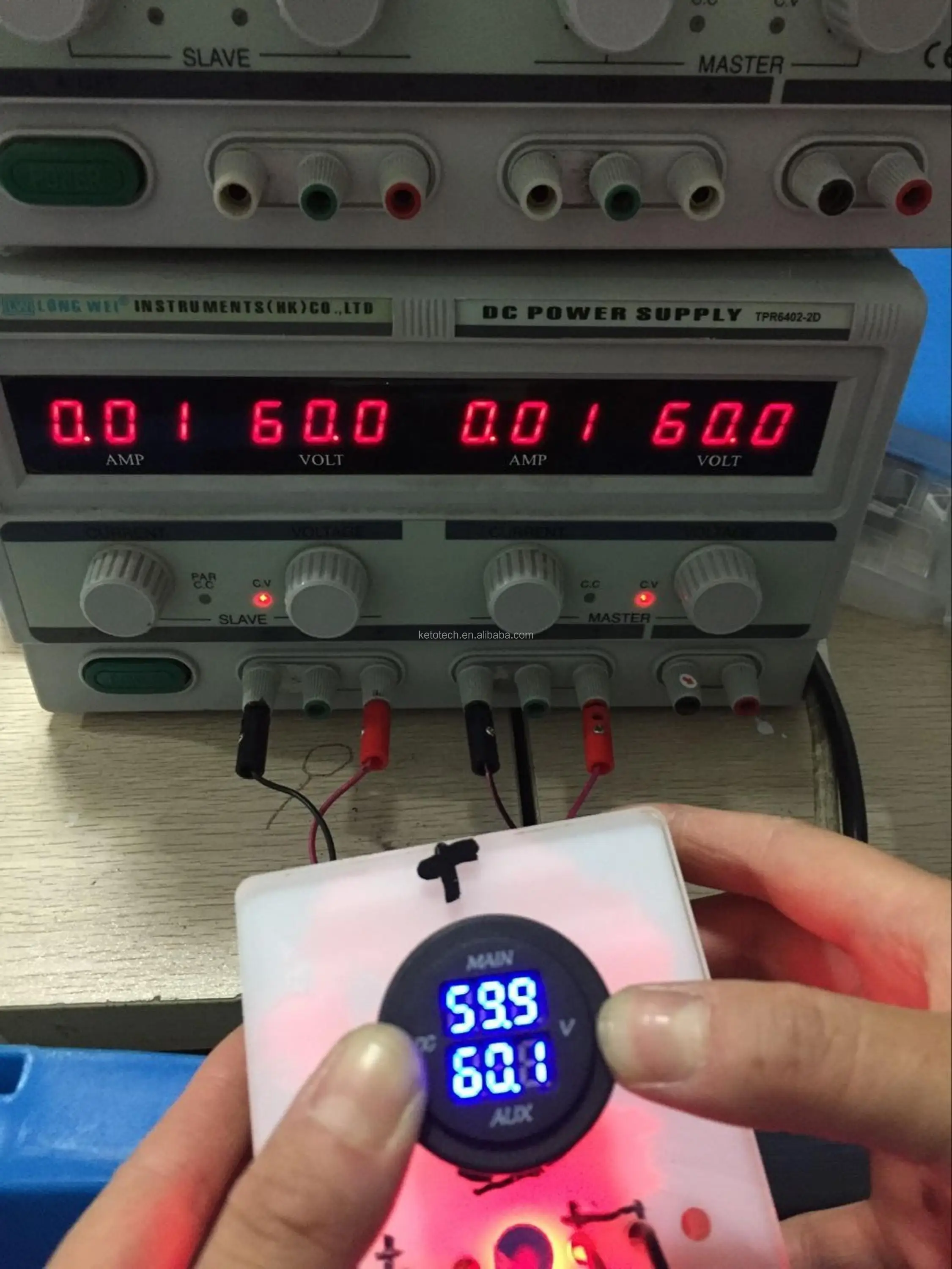 Switchstyle Double Digital Voltmeter 1060v For Boat/rv/off Road Buy