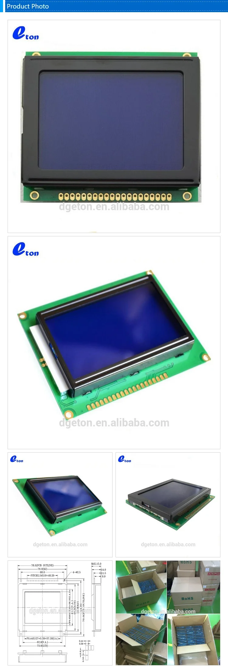 128 * 64 Graphics 12864 Lcm Cheap Lcd Display Module Buy 128 * 64