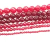 Gemstone red Agate Beads Jewelry 2mm to 14mm Ruby Round Stone beads
