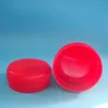 plastic red cap, PP beverage cap 38mm, ribbed closure screw cap