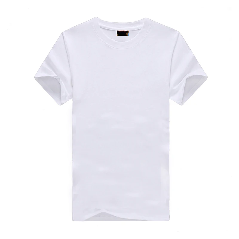 

100% Cotton combed fine cotton oem logo SML by 0.99USD 5xl 1.35USD plus size custom plain blank election campaign white t shirt, White or custom