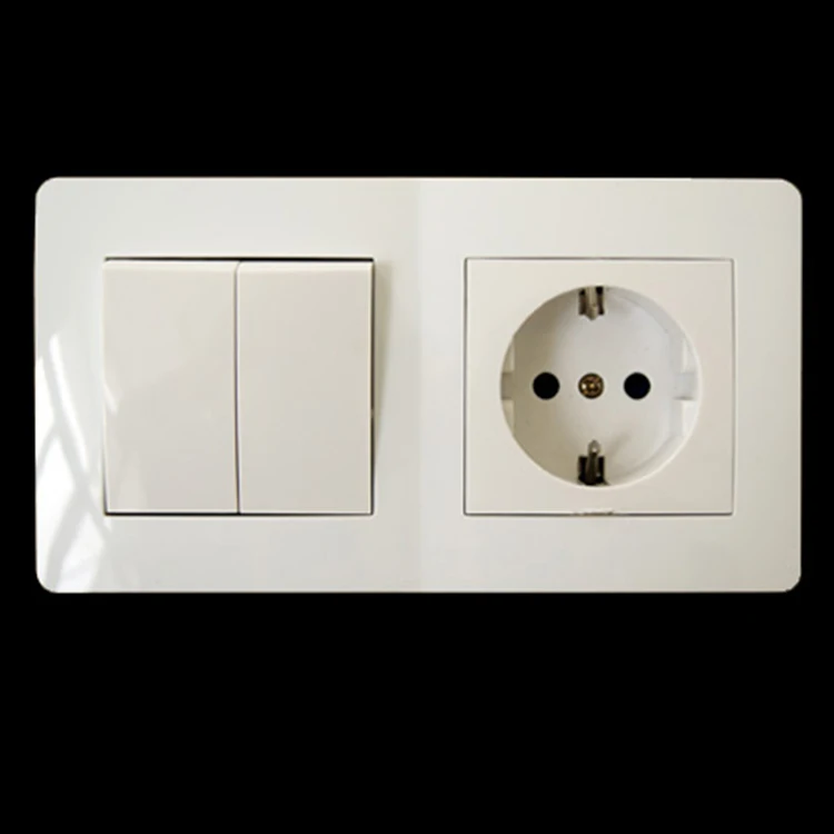 2016 新产品环保省电 16a 双壁插座意大利