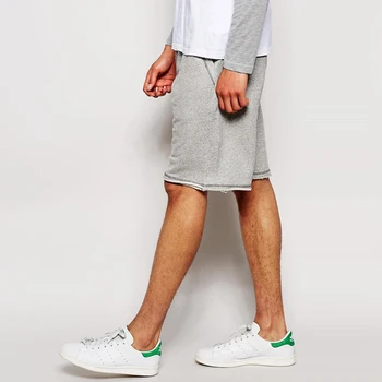 raw hem sweat shorts