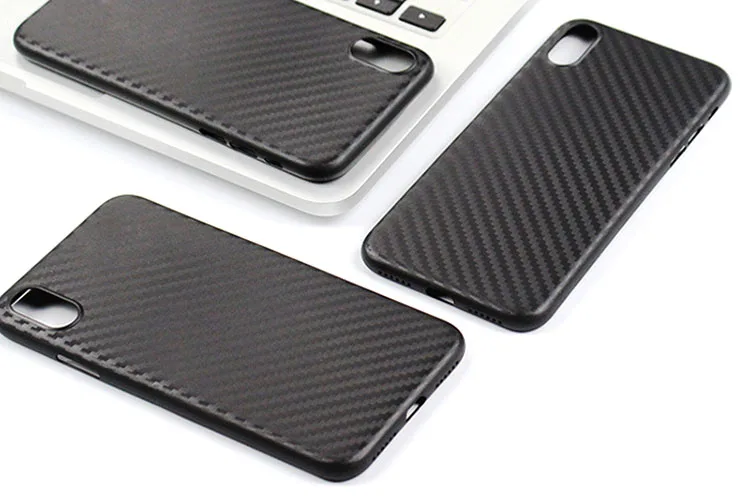 Elegant Carbon Ultra Slim Thin Lightweight Protective Back Phone Cover 