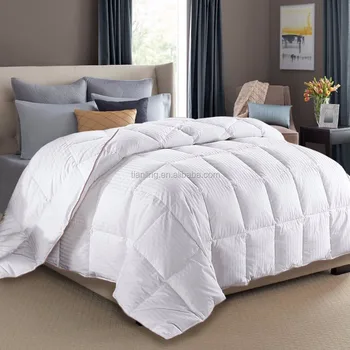 King Size Duvet Insert White Goose Down Feather Comforter 100