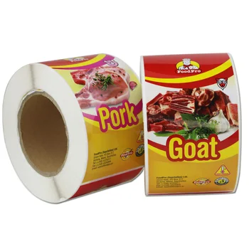 Waterproof Printing Custom Food Freezer Labels Stickers Custom Food Freezer Labels Stickers