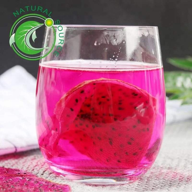 High Quality Popular Fruit Tea Materials Handwork Dried Red Pitaya Slices In Bulk - 4uTea | 4uTea.com