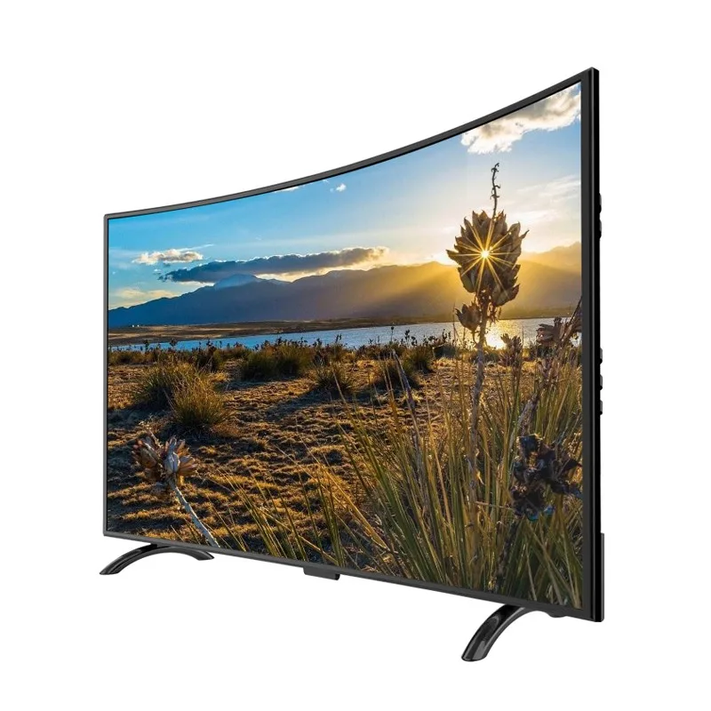 55 inch hot sale new product curved screen led tv television 4k smart tv 55 ίντσα