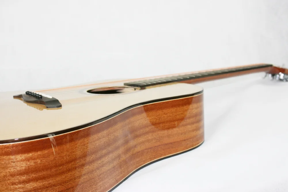 Excellent Handcrafted Chinese Solid Wood Acoustic Guitar Buy Acoustic