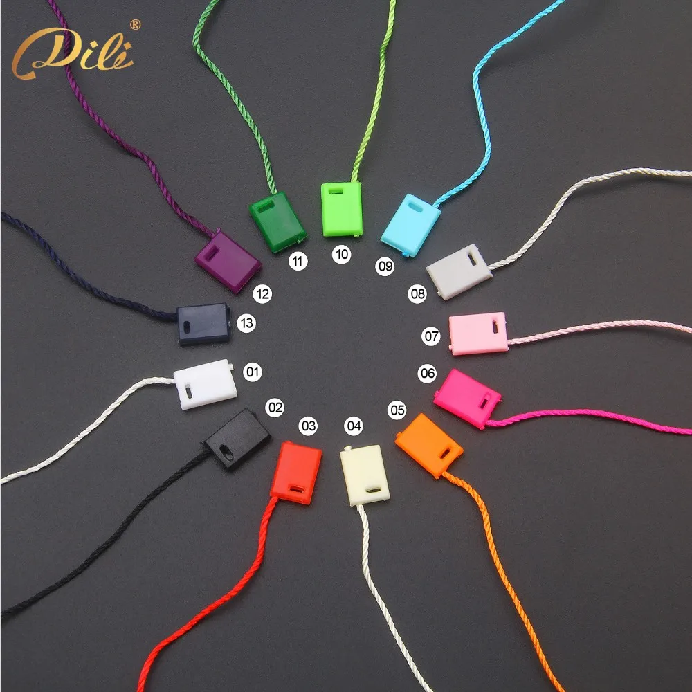 Colorful Garment Hangtag String Custom Logo Swingtag Cord Garment Tag ...