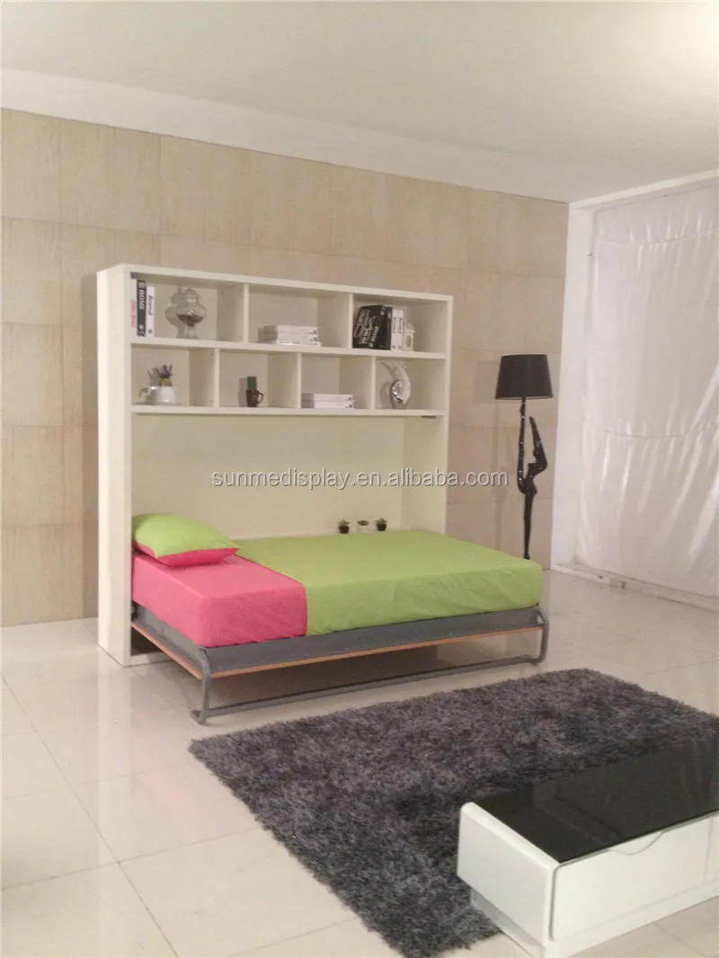 Kinderen muur transformeerbare murphy bed opklapbed bedden product ...