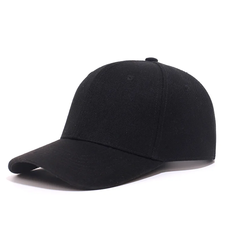 High Quality Design Fashion Black Plain Blank Custom Mens Baseball Caps ...