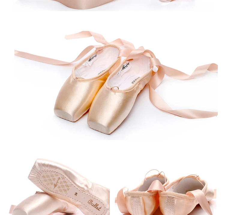 High-end ballet pointe suede sole training dance shoes