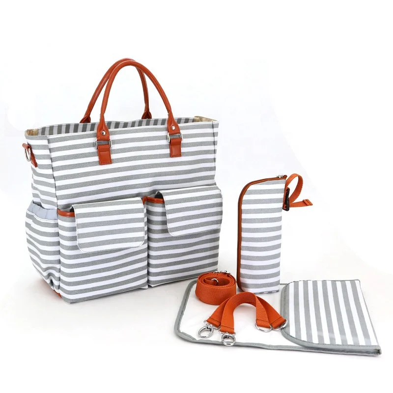 2019 Eco Friendly Fashion Multifunctional Polyester Baby Diaper Bag