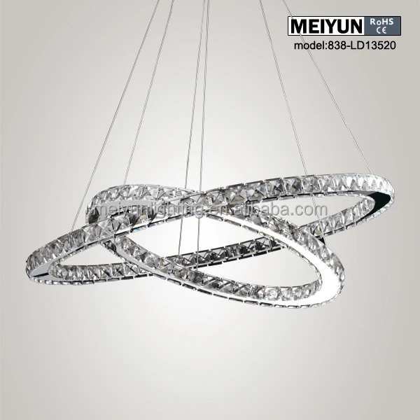 High End Modern Crystal Pendant Lamp Led Ring Modern Crystal Pendant Lamp Led Ring