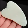 Natural Jade Guasha Board Facial Eyes Scraping Gua Sha SPA Massage Tool Health Care Beauty Acupoints Plate Massager