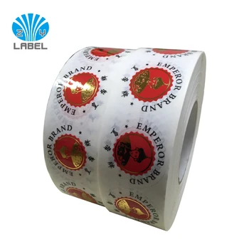sticker vinyl clear round bopp circle larger