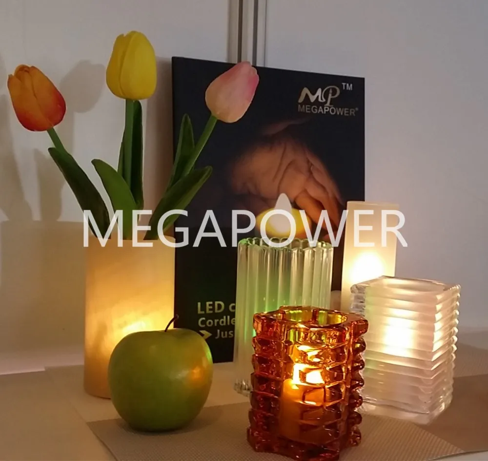 Flameless Rechargeable Led Candle Light With Cups Buy Flameless