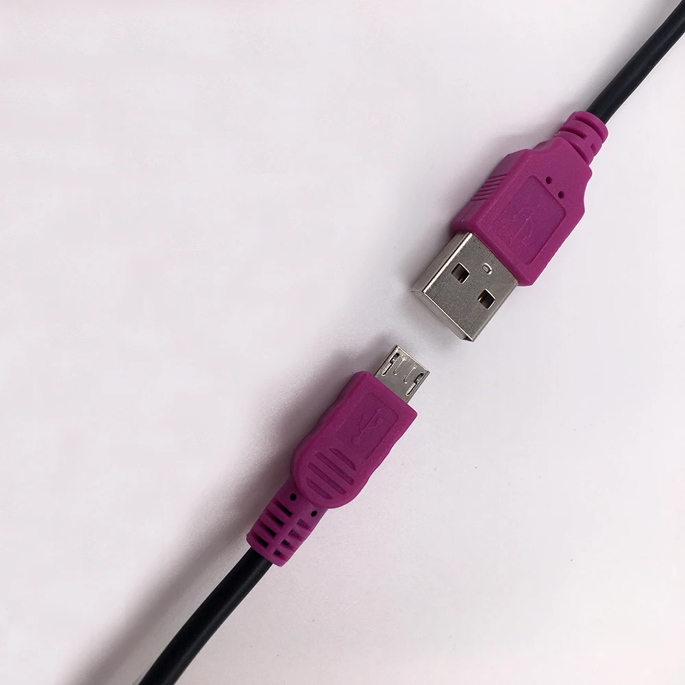 1m 1.5m 2m 3m universal PVC customized length android mobile phone charge micro USB cable bulk for wholesale - ANKUX.COM