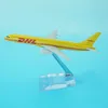 DHL plane model 1/300 16cm B757-200 cargo aircraft for sale