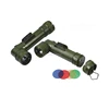 Angle-head Flash Lights / Flashlight Angle Torch with 4 colorful lens