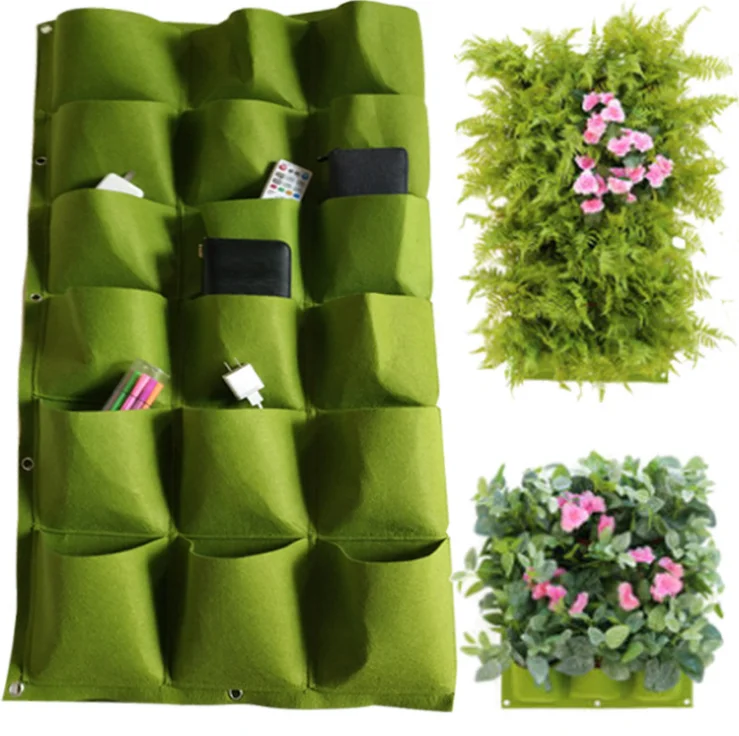 Ecofriendly Tearresistant Vertical Wall Garden Planter / Garden