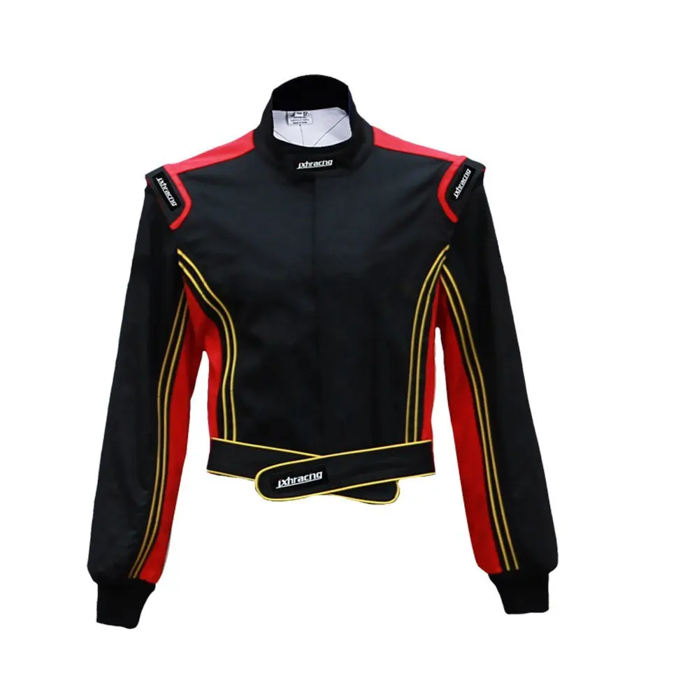 jxhracing RB-CR014 One Piece Auto Go Karts Racing Suit Red Medium