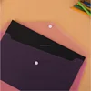 Hot selling A4 A5 Clear PP Plastic Carrying Document File Folder Bag