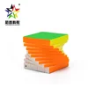 rainbow color plastic antistress magical 9x9 cube for professional training
