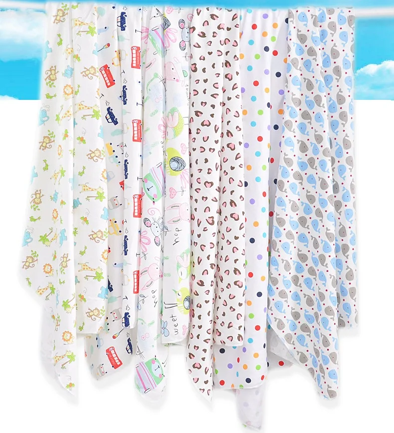 Wholesale Cambodia Organic Bamboo Cotton Fabric Colored Muslin Material Wrap Swaddle Blanket