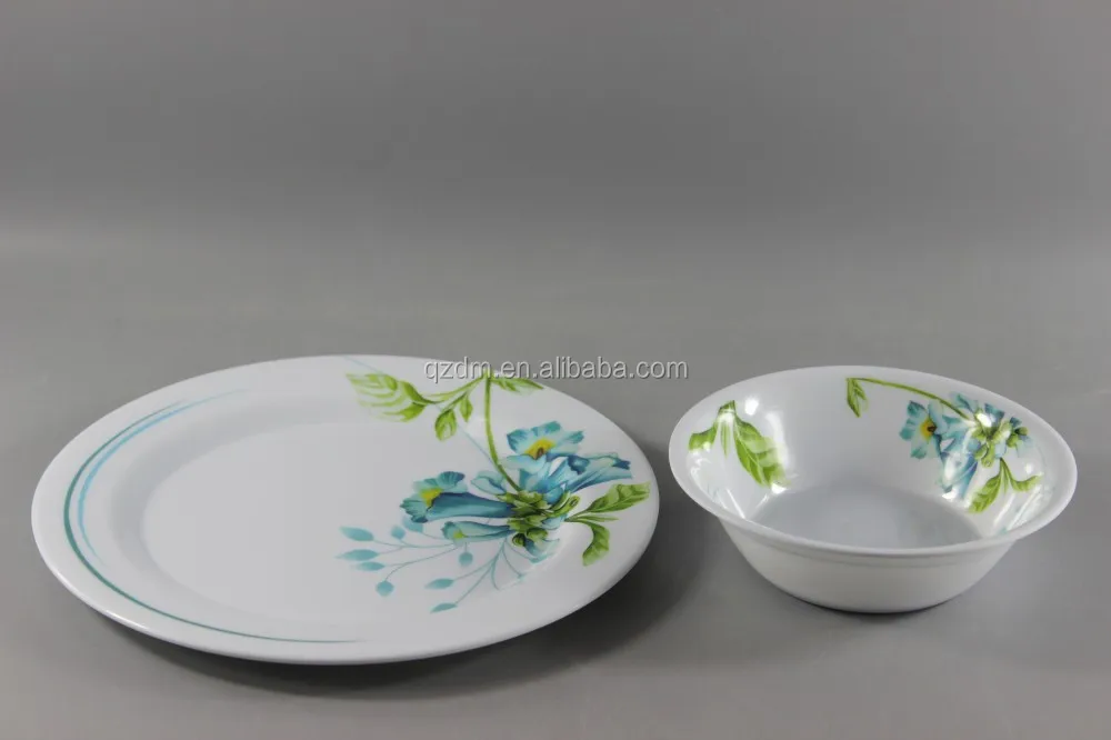 Cheap Melamine Dinner Set Include Dinner Plate And Bowl