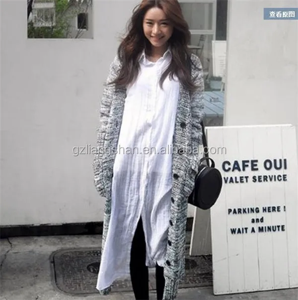 韓国ファッションスタイルロングカーディガンレディース15ニットレディースコートカシミアグレー暖かい冬アルパカセーター Buy アルパカセーター コートカシミヤ カーディガン女性 15 Product On Alibaba Com