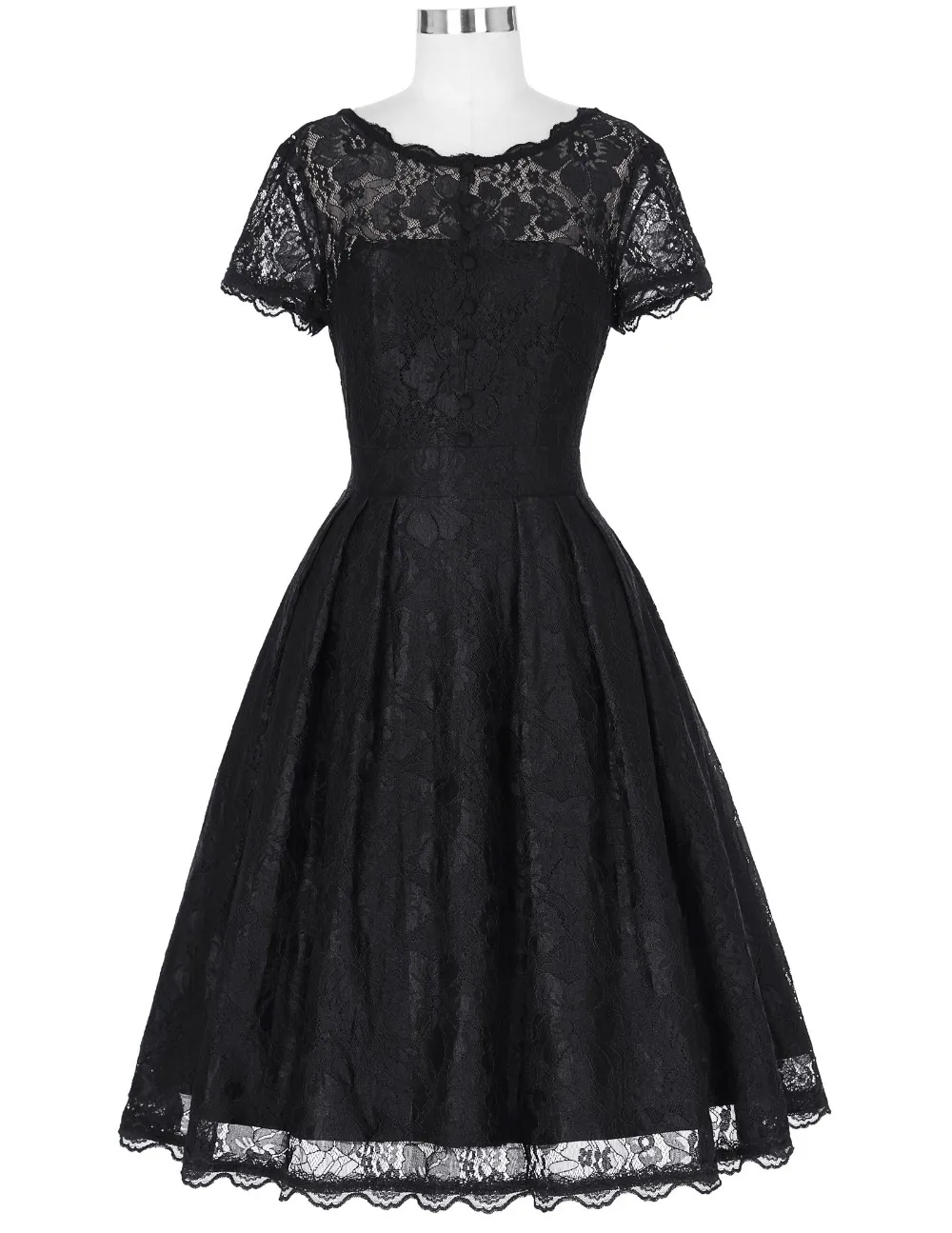 Short Lace Vintage Dress 2