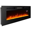 60" modern Wall Recessed Wall mounted Electric Fireplace built in insert