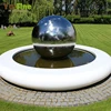 Outdoor Metal High Polished Stainless Steel Ball Fountain