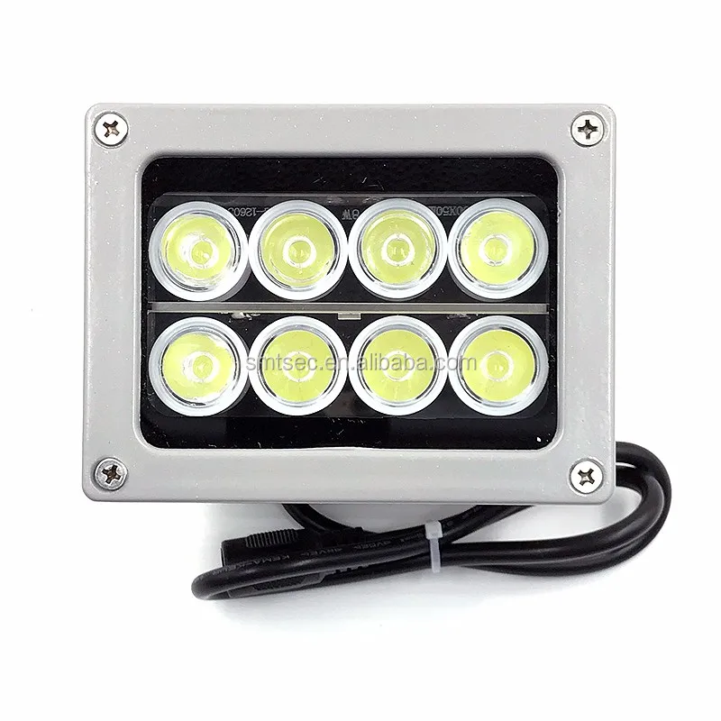 Si8w 8pcs Led 90 Degree 40m Solar Powered Ir Illuminator For