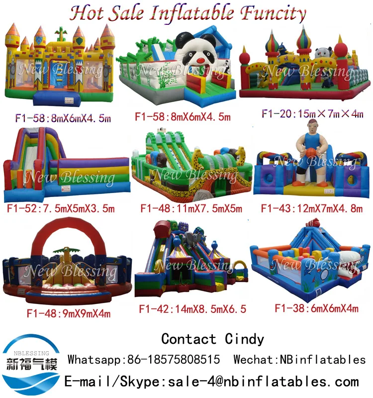 Inflatable Bounceoutdoor Playground Equipment Bouncy Jumping Castle