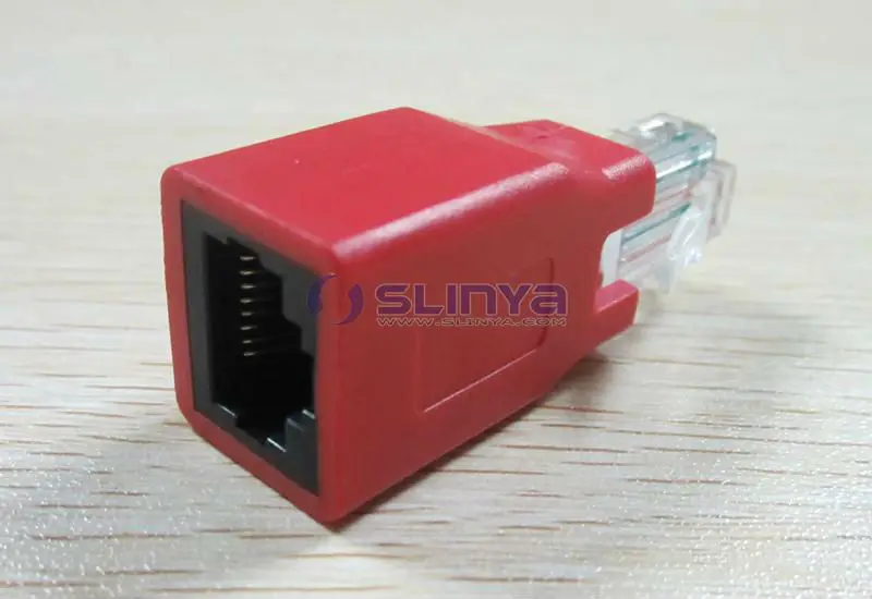 2C87 19D9 RJ45 Adapter Male To Female Pc Crossover Cable M/F Tablet Converter 
