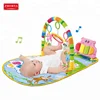 Light music accompanying growth battery safe play gym piano for sale
