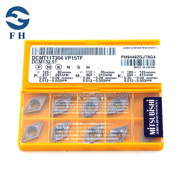 Mitsubishi Insert Cutting Tools Dcmt11t304 Vp15tf Mitsubishi Insert