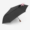 Auto open and close 3 fold 10k travel black umbrella parasol ombrello Paraguas Parapluie