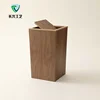 Customized Vintage Household Square Office Trash Bin Decorative Trash Bin