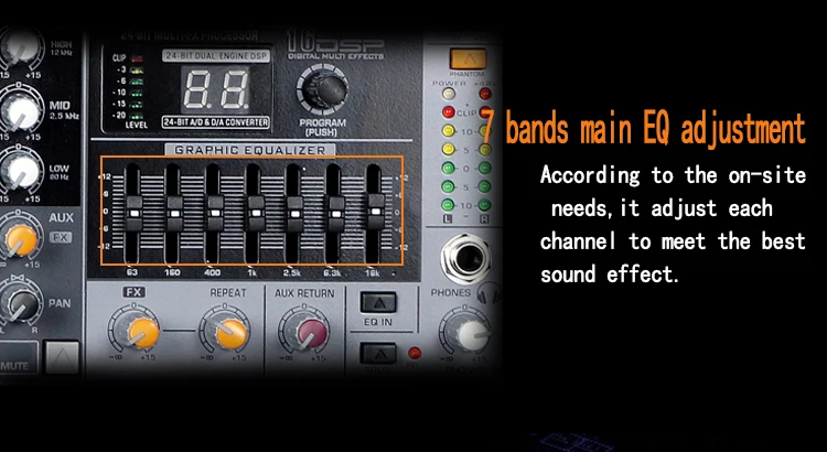 LAIKESI AUDIO высококачественный звук микшера для клубного звукового микшера KTV с USB