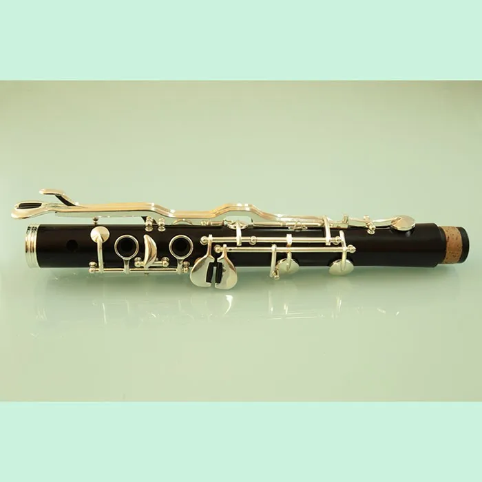 New style ebony body silver plated G clarinet with 4 rings