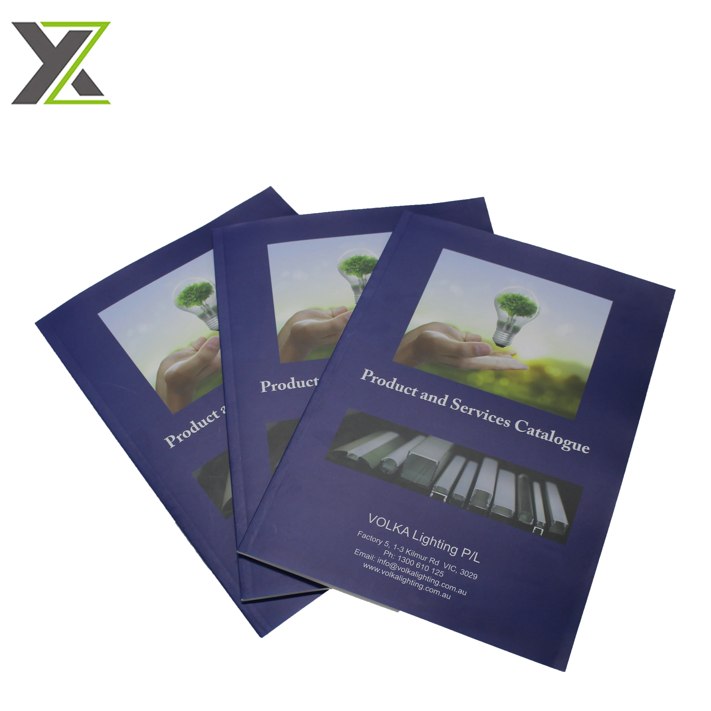 Custom Company Product And Service Brochure Catalogue For Led Lights ...