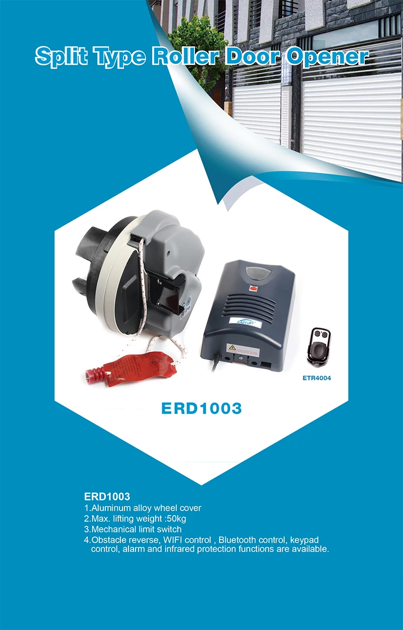 Residential Garage Rollup Door Opener Kit Automatic Roller Door