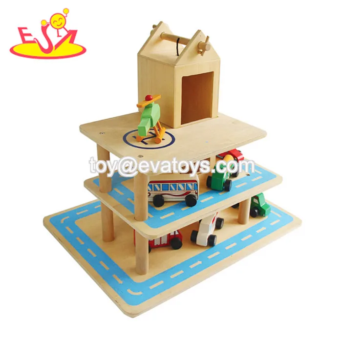 toy house with garage